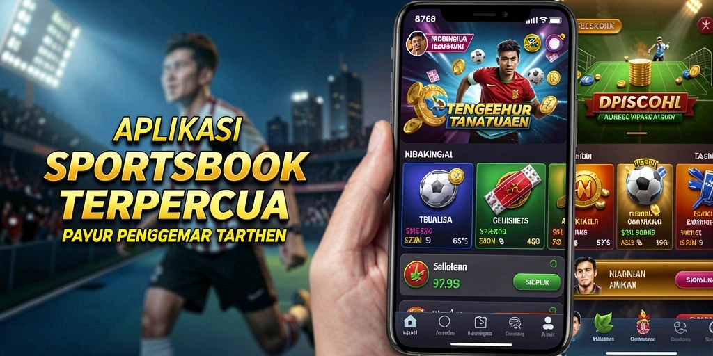Tampilan antarmuka aplikasi 8768 yang menarik untuk taruhan Sportsbook.