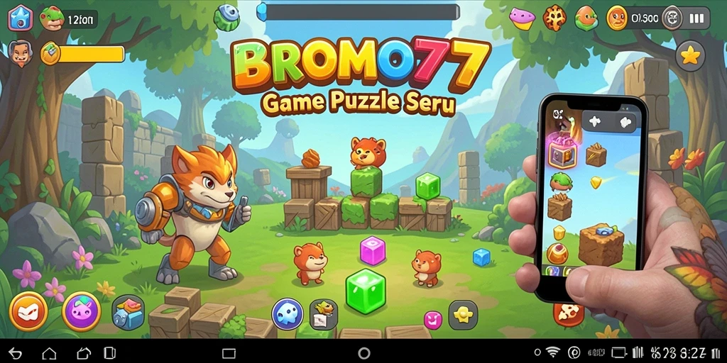 Tangkapan layar dari gameplay puzzle BROMO77 yang menarik dan menantang.