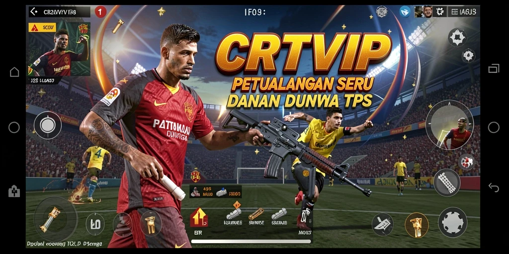 Screenshot gameplay CR7VIP menampilkan aksi seru dan grafis yang memukau.