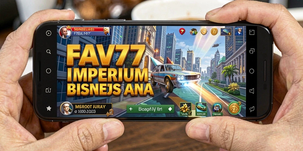 Tampilan gameplay <strong>FAV77</strong> menampilkan manajemen bisnis yang seru.