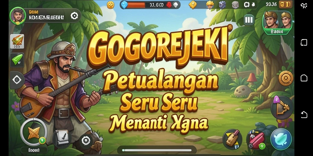 Screenshot GOGOREJEKI menampilkan aksi seru dalam petualangan.