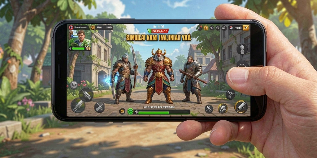 Tampilan gameplay <strong>INOVA77</strong> yang menarik dengan berbagai aktivitas simulasi.