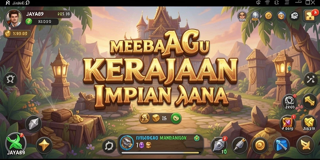 Tangkapan layar JAYA89 menunjukkan aksi mendebarkan dalam membangun kerajaan.