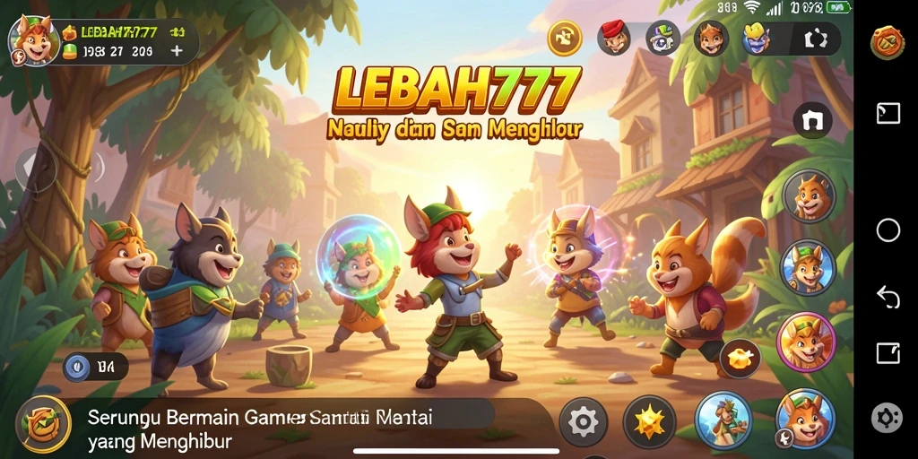 Tangkapan layar LEBAH777 menampilkan momen seru dalam gameplay.