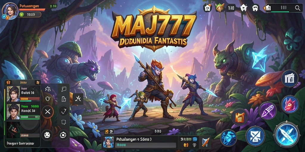 Tampilan gameplay <strong>MAJ777</strong> yang menampilkan petualangan seru dan eksplorasi mendalam.