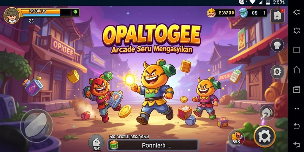 Tampilan gameplay seru dari OPALTOGEL dengan tantangan menarik.
