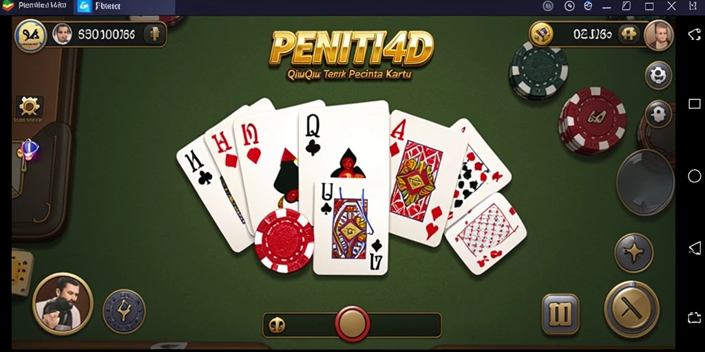 Screenshot utama PENITI4D menampilkan gameplay QiuQiu yang intens.