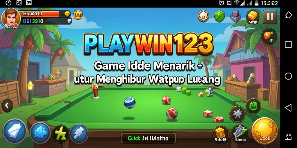 Tampilan gameplay menarik dari PLAYWIN123 di dalam dunia Idle.