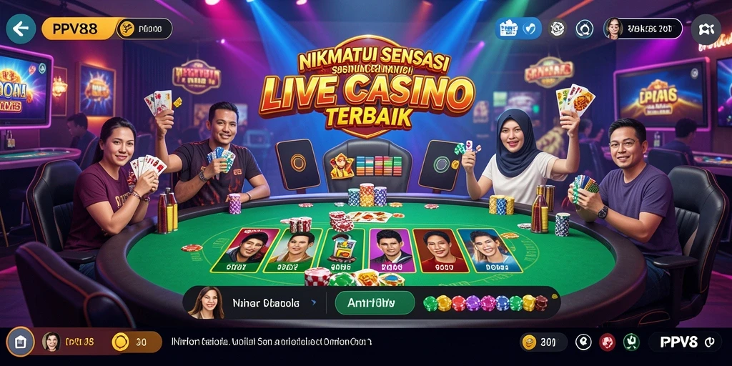 Screenshot gameplay Live Casino PPV88 yang menarik dan mendebarkan.