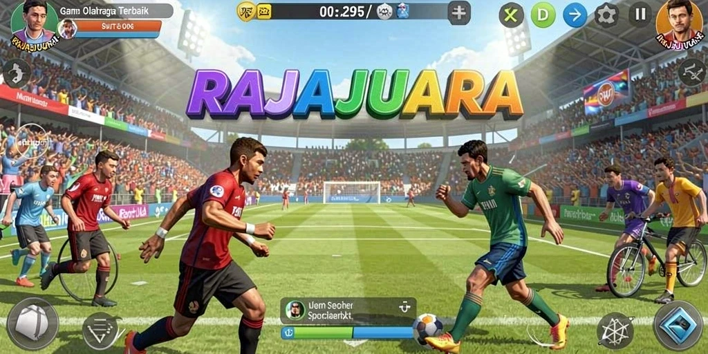 Tampilan gameplay RAJAJUARA yang mendebarkan dan penuh aksi.