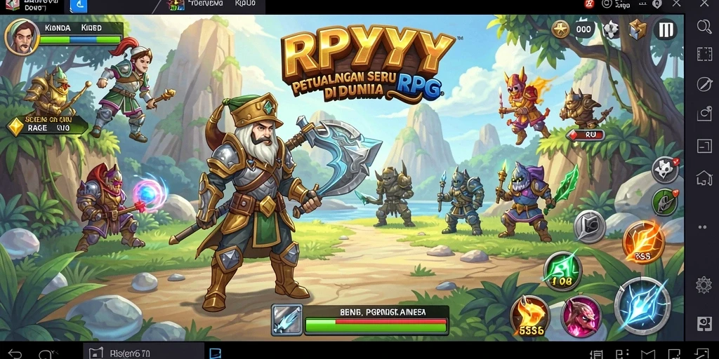 Tampilan RPG menakjubkan di RPYYY dengan aksi mendebarkan.