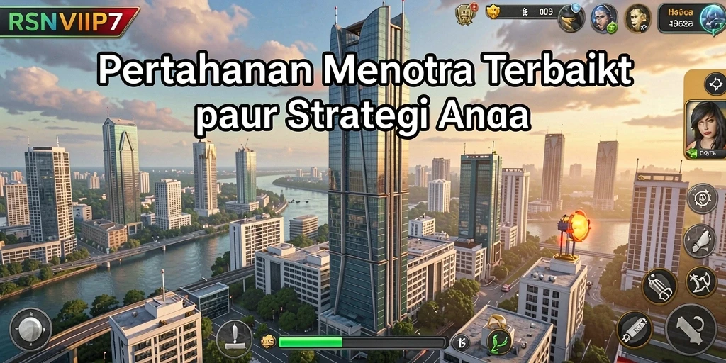 Tangkapan layar RSNVIP7 menunjukkan aksi menakjubkan dalam Tower Defense.