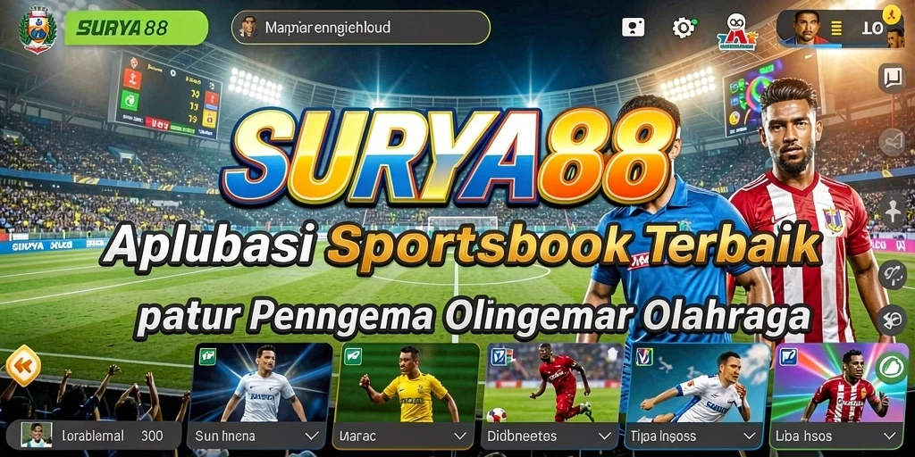 Gameplay <strong>SURYA88</strong> dengan fitur sportsbook yang menarik dan interaktif.