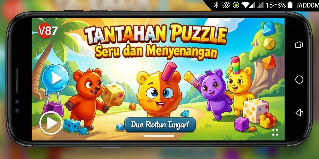 Gameplay V87 menantang yang membuat pemain terpaku pada layar.