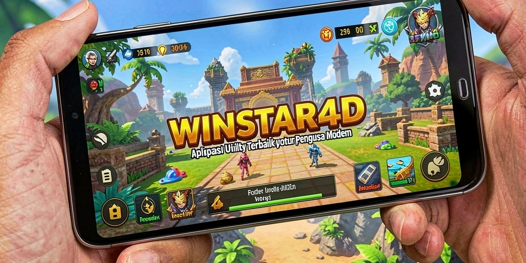 Tampilan antarmuka WINSTAR4D yang intuitif dan modern.